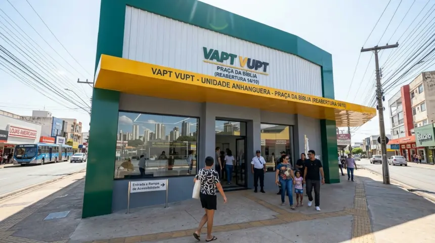 Unidade do Vapt Vupt da Praça da Bíblia reabre na Avenida Anhanguera dia 14 com maior capacidade Unidade do Vapt Vupt da Praça da Bíblia reabre na Avenida Anhanguera dia 14 com maior capacidade